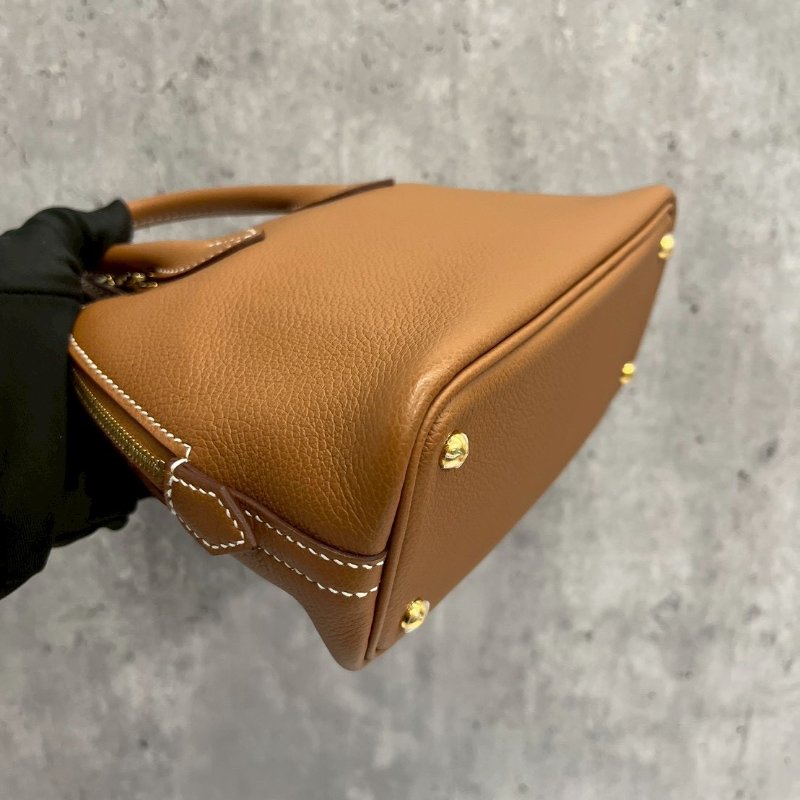 Hermes Mini bolide 金棕金 W刻-11