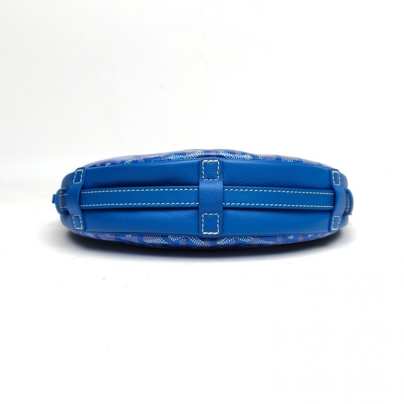 GOYARD 藍色PVCHirondelle燕子包斜挎包肩背包-4