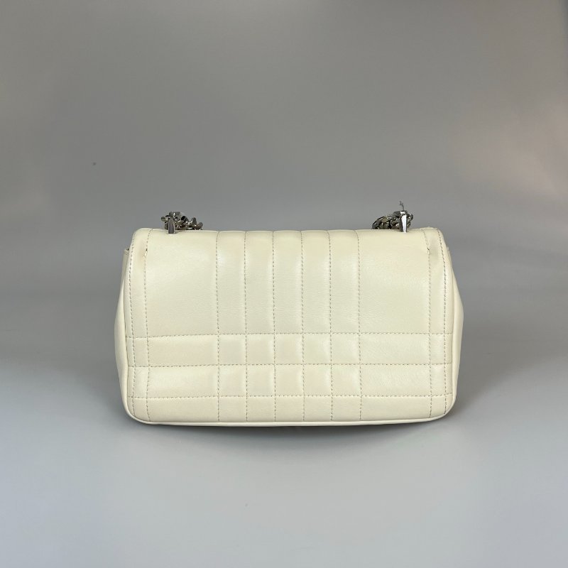 BURBERRY 白色LOLA肩背包-1