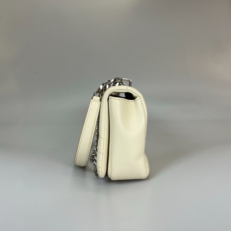 BURBERRY 白色LOLA肩背包-2