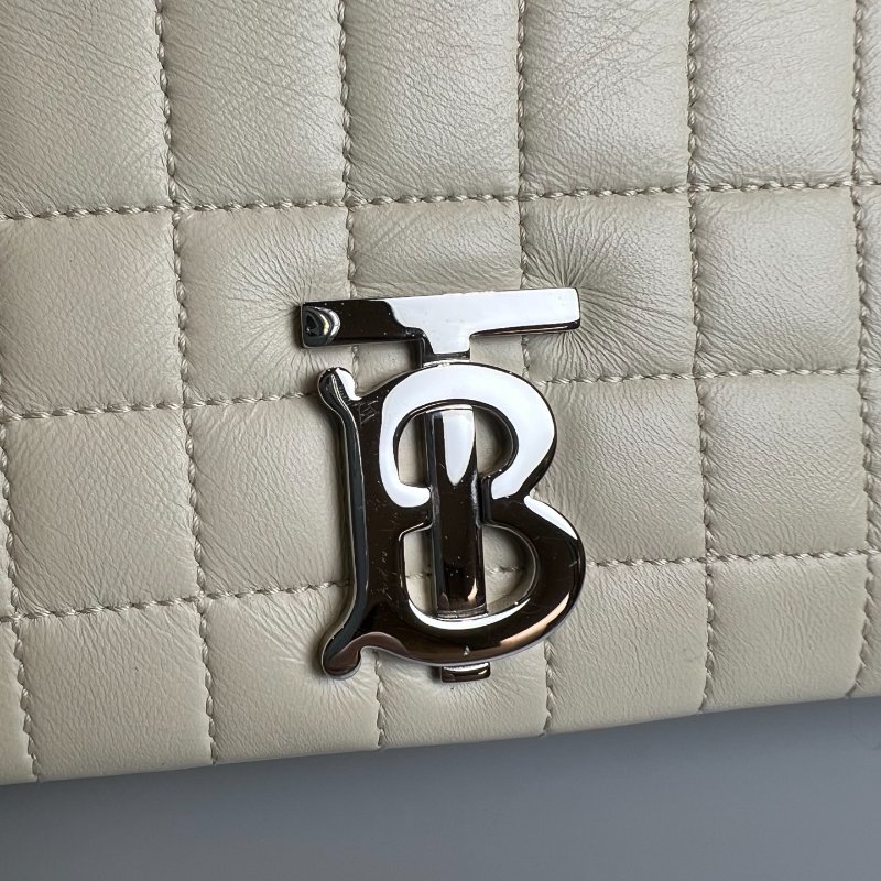 BURBERRY 白色LOLA肩背包-7