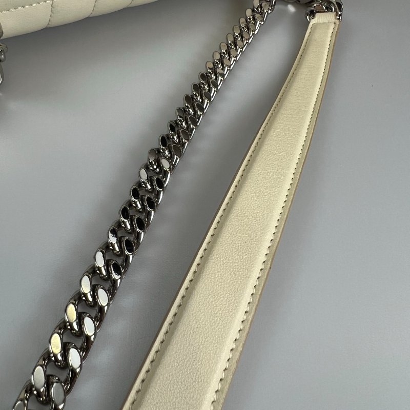 BURBERRY 白色LOLA肩背包-10