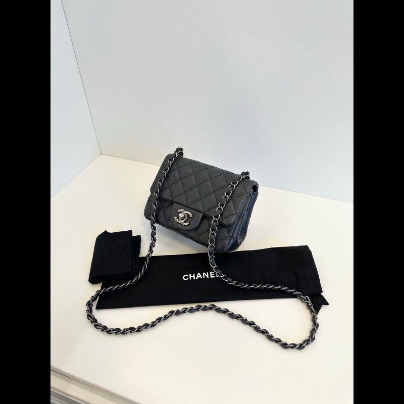 Chanel mini square Classic Flap-3
