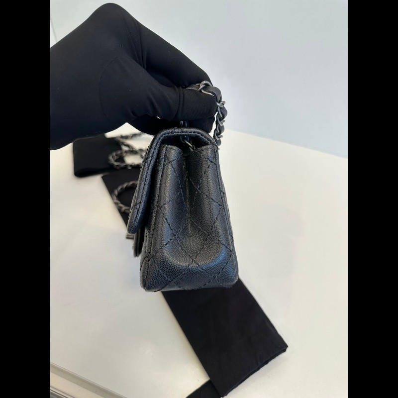 Chanel mini square Classic Flap-14