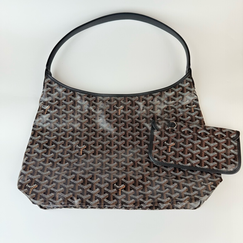 #上架秒殺款# 【99新✨】#Goyard Hobo / 百搭黑色 / 肩背包-8