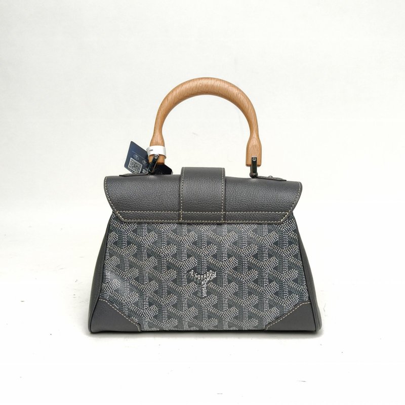 GOYARD SAIGON西貢Mini20灰色PVC肩背包-2