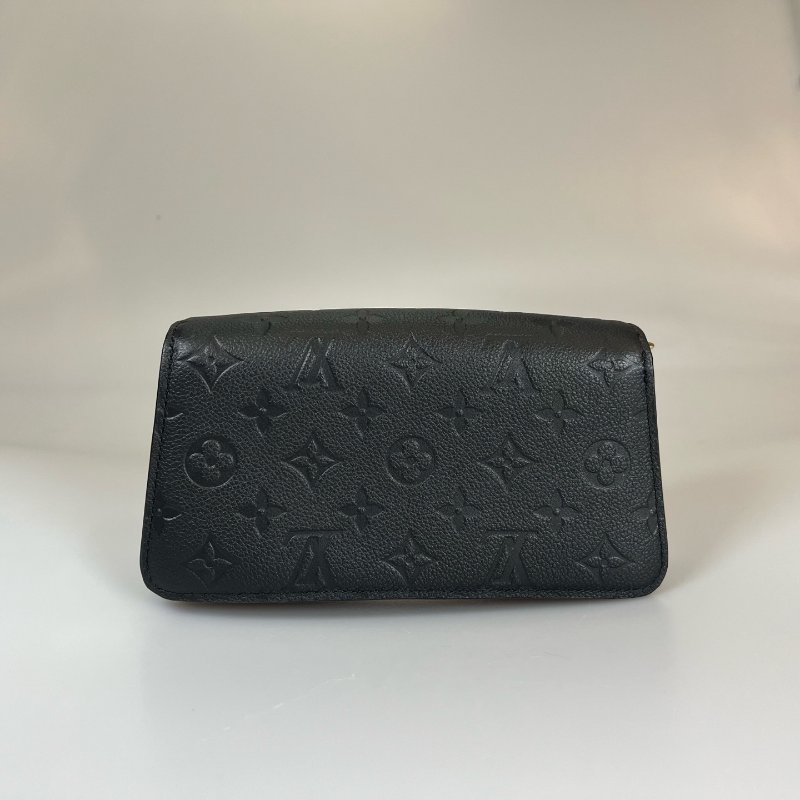 LV M82637/晶片款 黑皮革Wallet On Chain Métis金鍊包-1