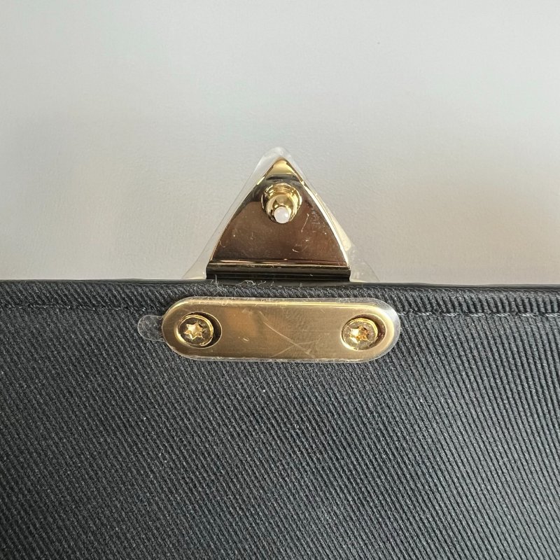 LV M82637/晶片款 黑皮革Wallet On Chain Métis金鍊包-5