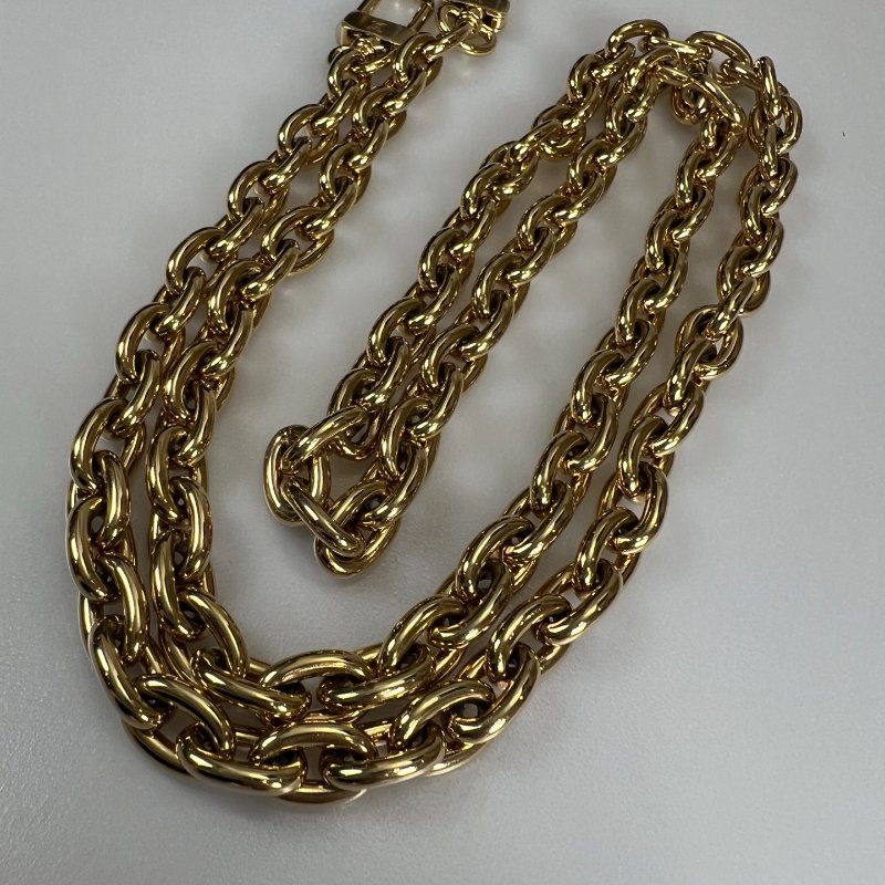 LV M82637/晶片款 黑皮革Wallet On Chain Métis金鍊包-11