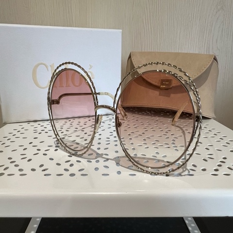 Chloe 粉色太陽眼鏡（全新收藏品）