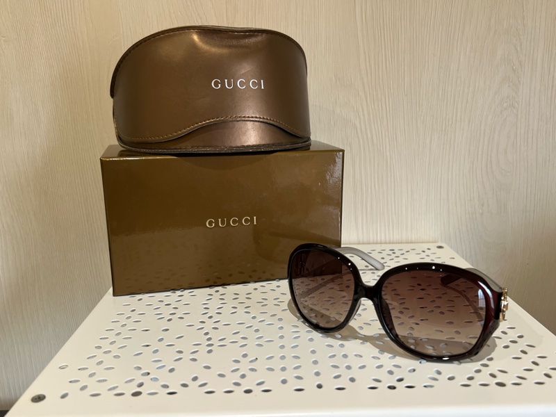 Gucci 茶色太陽眼鏡-0