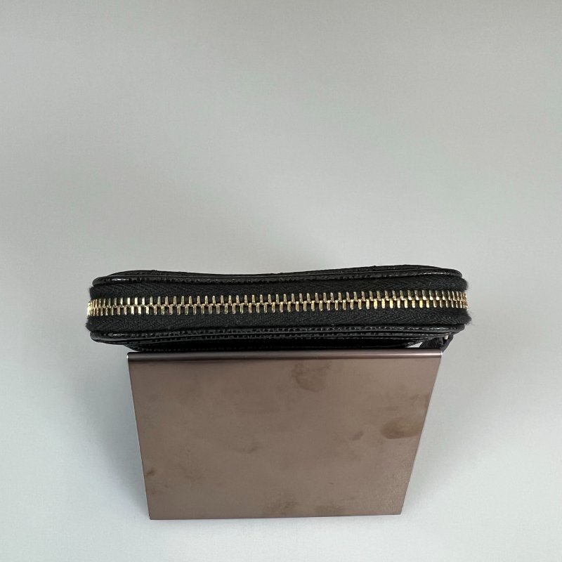 CHANEL CF吐司零錢包 荔枝黑 AP2061/保卡款31開-2
