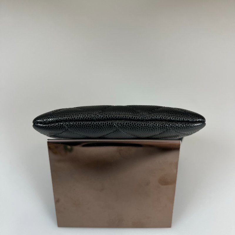 CHANEL CF吐司零錢包 荔枝黑 AP2061/保卡款31開-5
