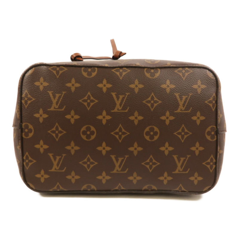 LOUIS VUITTON Monogram NeoNoe MM金扣肩背袋棕色-3