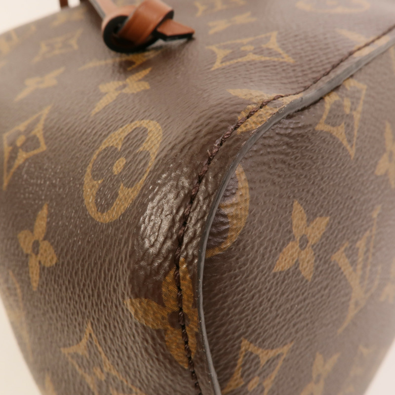 LOUIS VUITTON Monogram NeoNoe MM金扣肩背袋棕色-9