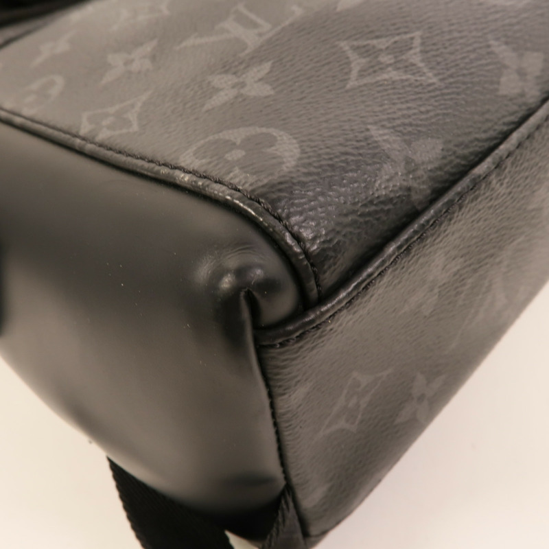 LOUIS VUITTON Monogram Eclipse Messenger PM Voyager銀扣肩背袋-12