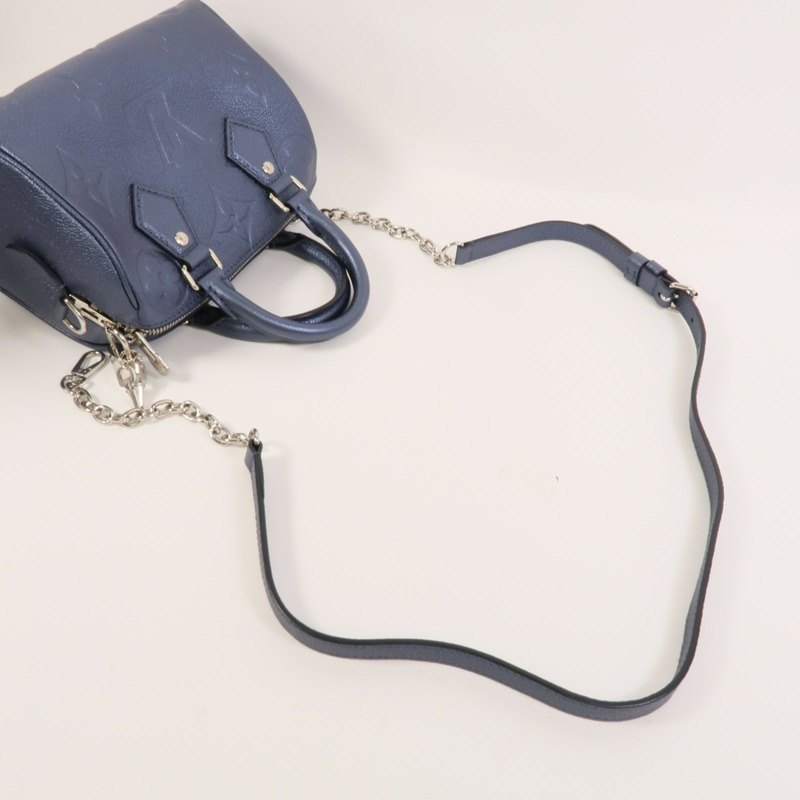 LOUIS VUITTON Monogram Empreinte Speedy Bandouliere 20手挽肩背兩用袋-5