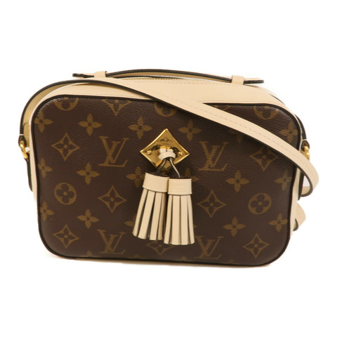 LOUIS VUITTON Monogram Saintonge金扣手挽肩背兩用袋