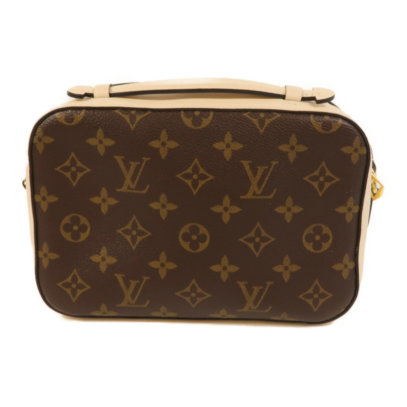 LOUIS VUITTON Monogram Saintonge金扣手挽肩背兩用袋-1