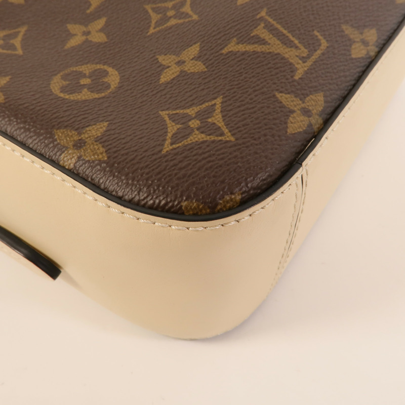 LOUIS VUITTON Monogram Saintonge金扣手挽肩背兩用袋-12