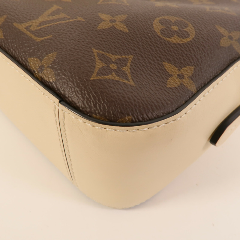 LOUIS VUITTON Monogram Saintonge金扣手挽肩背兩用袋-13