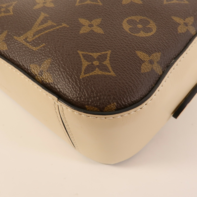 LOUIS VUITTON Monogram Saintonge金扣手挽肩背兩用袋-14