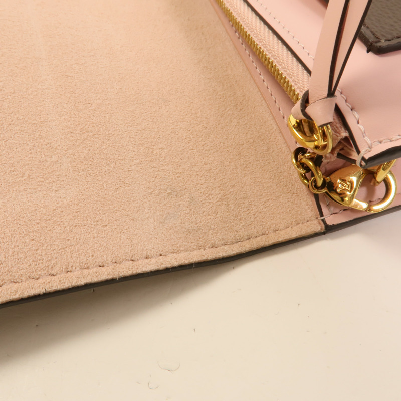 LOUIS VUITTON Monogram Flore Chain Wallet金扣鏈帶肩背袋-8