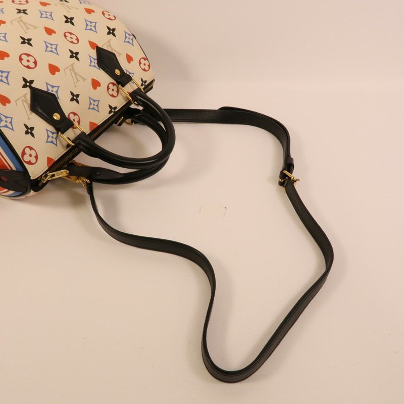 LOUIS VUITTON Monogram Game On Speedy Bandouliere手挽肩背兩用袋-5