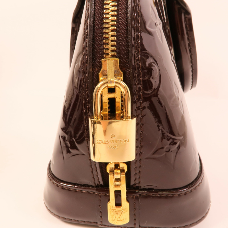 LOUIS VUITTON Vernis Alma BB金扣手挽肩背兩用袋-8