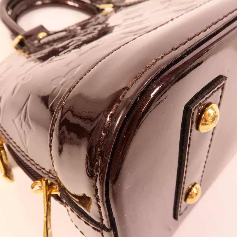 LOUIS VUITTON Vernis Alma BB金扣手挽肩背兩用袋-11