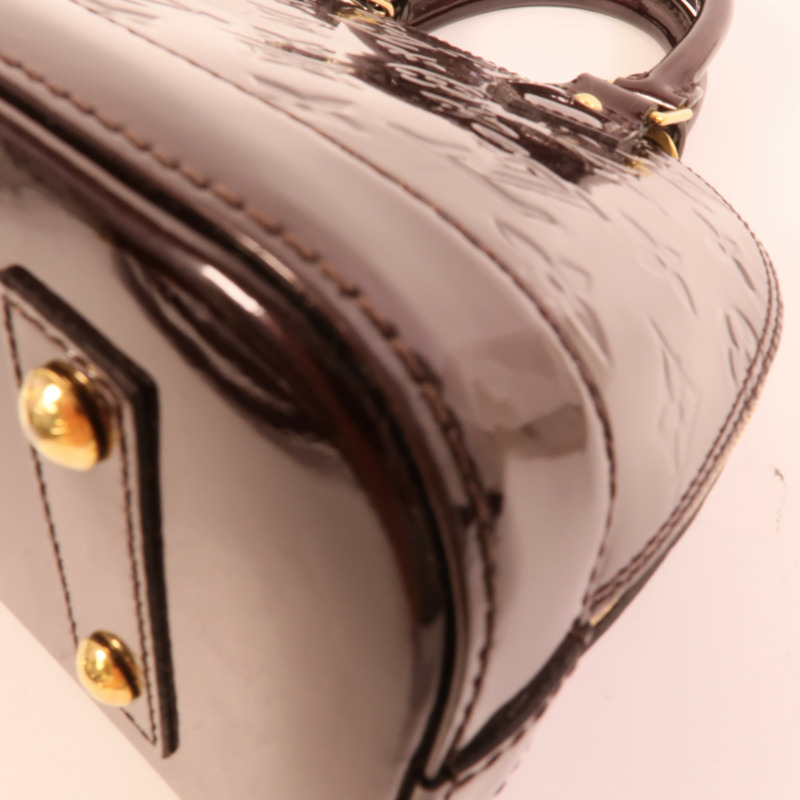 LOUIS VUITTON Vernis Alma BB金扣手挽肩背兩用袋-12