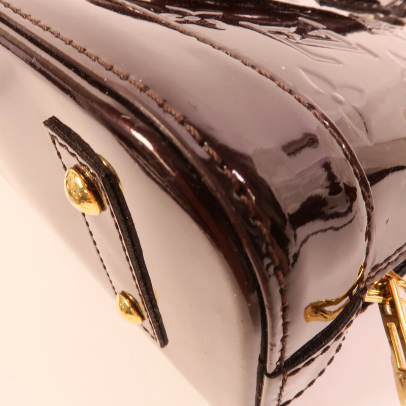 LOUIS VUITTON Vernis Alma BB金扣手挽肩背兩用袋-14