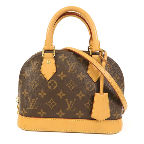 LOUIS VUITTON Monogram Alma BB金扣手挽肩背兩用袋