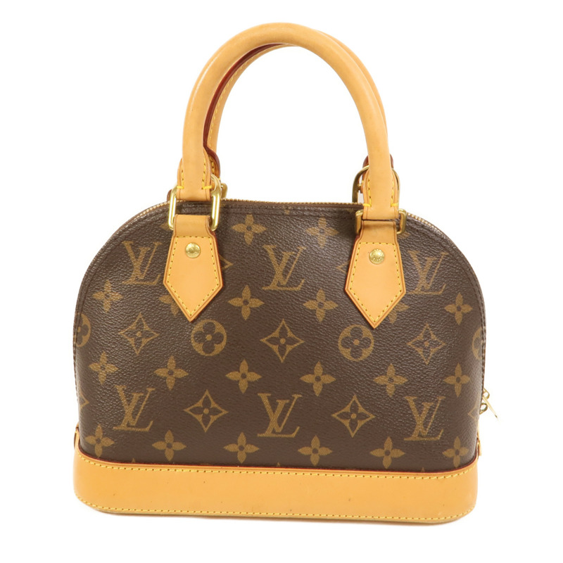 LOUIS VUITTON Monogram Alma BB金扣手挽肩背兩用袋-1