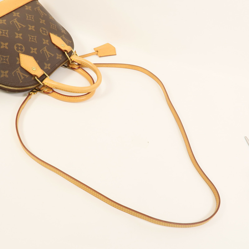 LOUIS VUITTON Monogram Alma BB金扣手挽肩背兩用袋-5