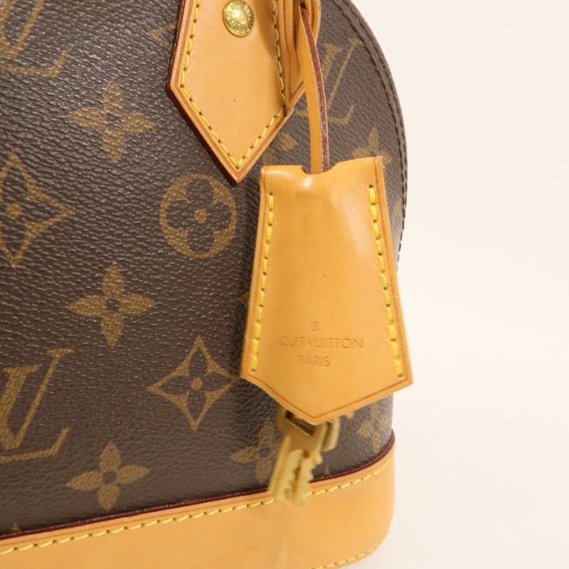 LOUIS VUITTON Monogram Alma BB金扣手挽肩背兩用袋-8
