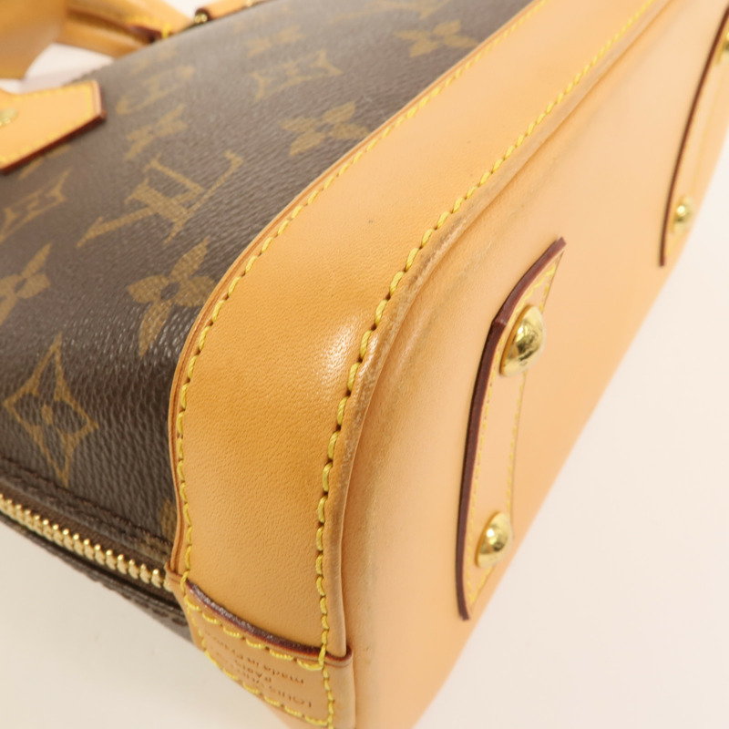 LOUIS VUITTON Monogram Alma BB金扣手挽肩背兩用袋-11