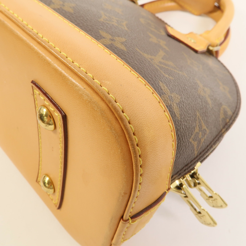 LOUIS VUITTON Monogram Alma BB金扣手挽肩背兩用袋-12