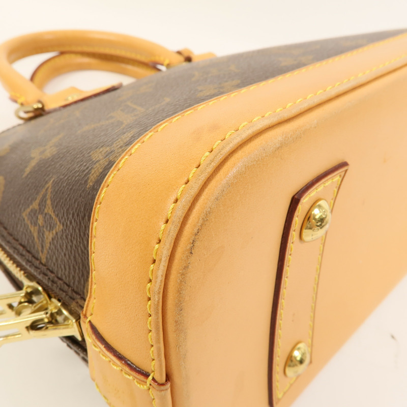 LOUIS VUITTON Monogram Alma BB金扣手挽肩背兩用袋-13
