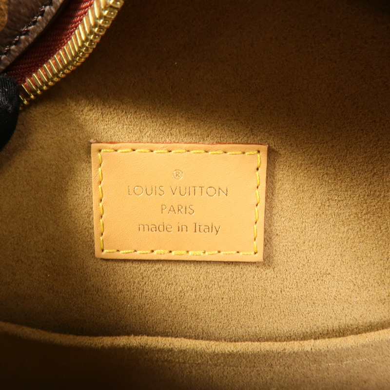 LOUIS VUITTON Monogram Boite Chapeau Souple金扣肩背袋棕色-9
