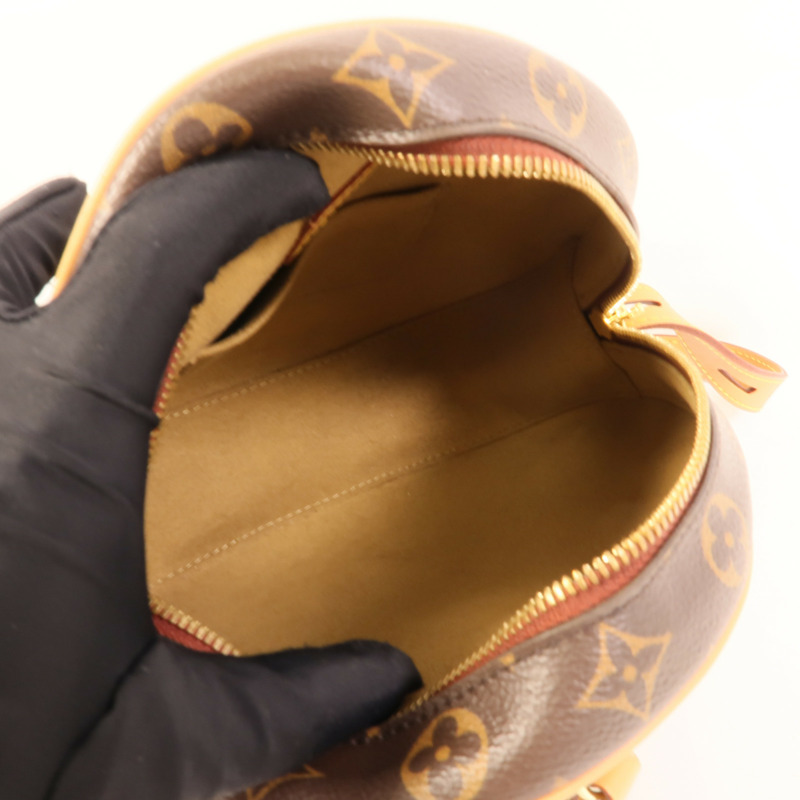 LOUIS VUITTON Monogram Boite Chapeau Souple金扣肩背袋棕色-4