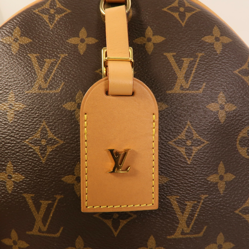 LOUIS VUITTON Monogram Boite Chapeau Souple金扣肩背袋棕色-6