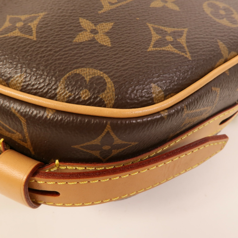 LOUIS VUITTON Monogram Boite Chapeau Souple金扣肩背袋棕色-12