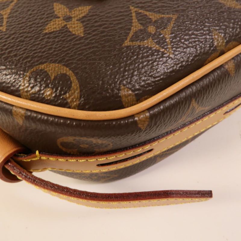 LOUIS VUITTON Monogram Boite Chapeau Souple金扣肩背袋棕色-14