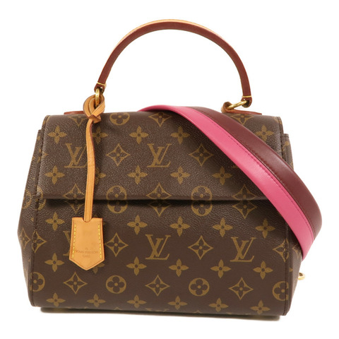 LOUIS VUITTON Monogram Cluny BB手挽肩背兩用袋