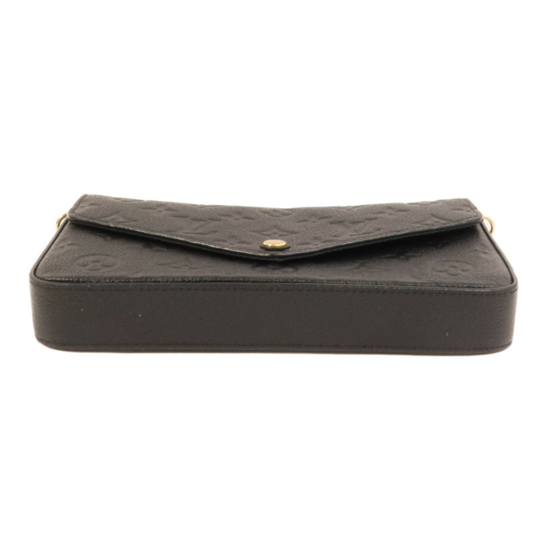 LOUIS VUITTON Monogram Empreinte Felicie Pochette 金扣鏈帶肩背袋-3