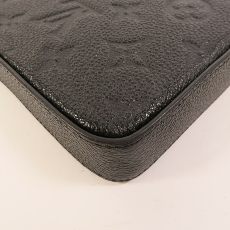 LOUIS VUITTON Monogram Empreinte Felicie Pochette 金扣鏈帶肩背袋-13