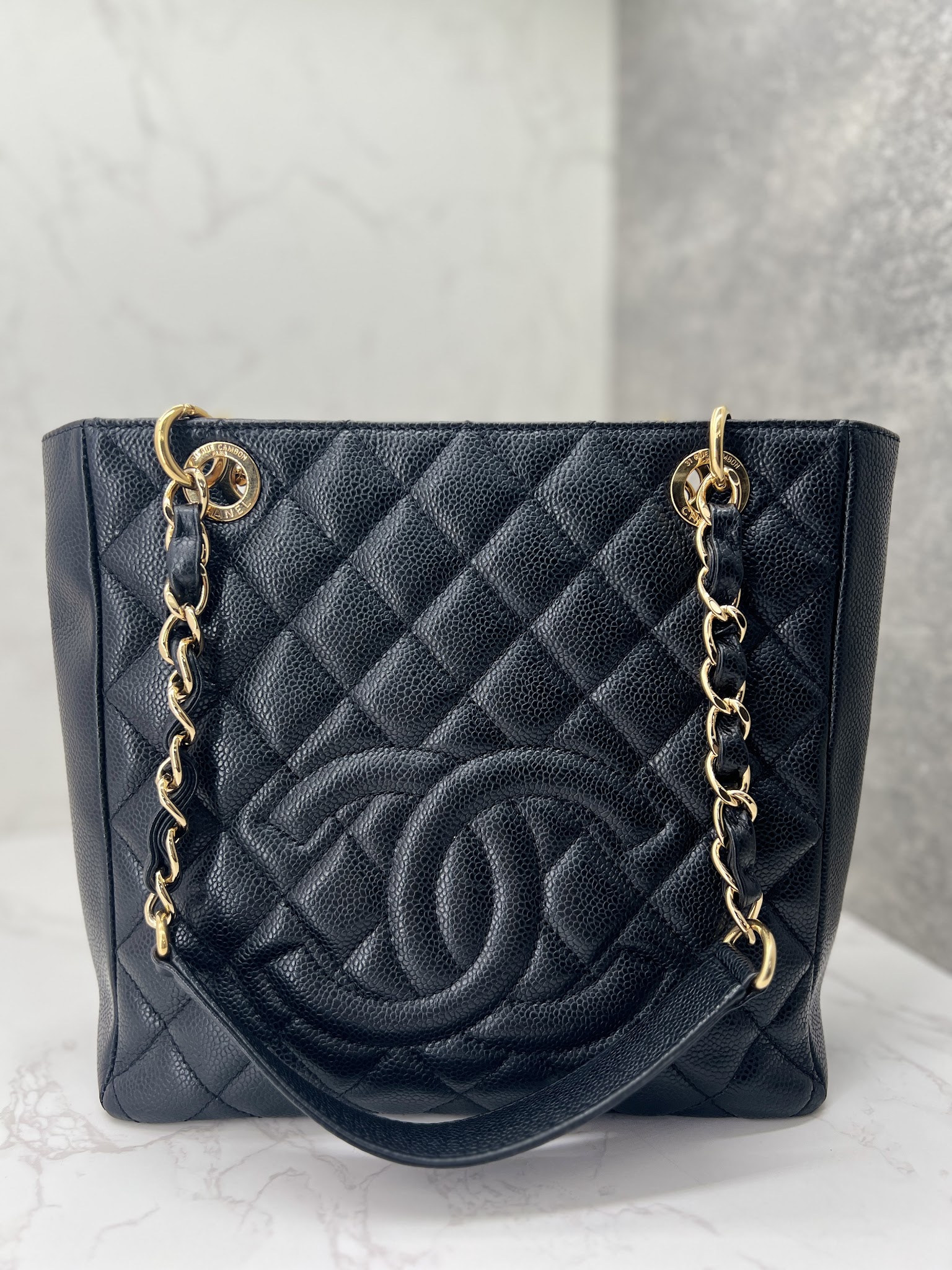 香緹國際精品 CHANEL PST 肩背 托特包 保卡款 13開 985-0