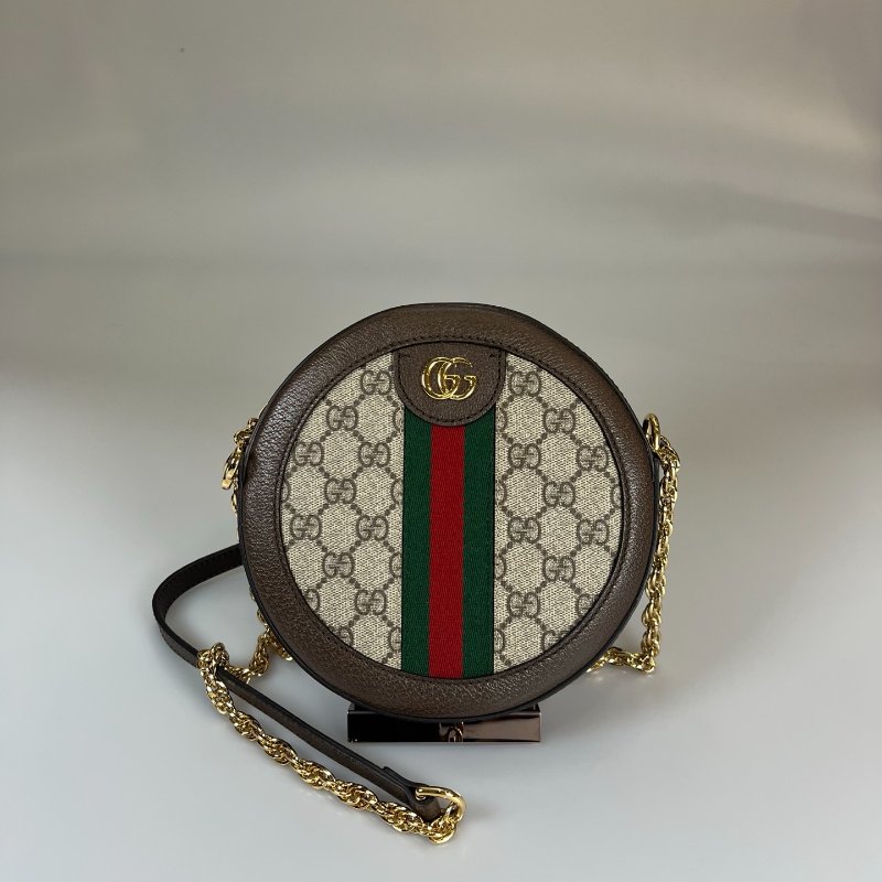 GUCCI 550618  老花圓餅包-0