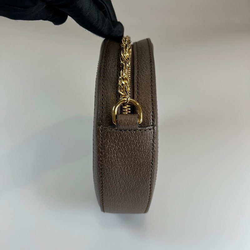 GUCCI 550618  老花圓餅包-2